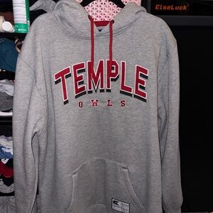 Colosseum Gray Temple Owls Hoodie (worn once or twice)